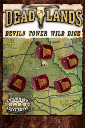 Deadlands: the Weird West - Devil's Tower Wild Dice (Pack of 5)