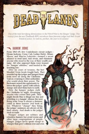 Deadlands: The Weird West - The Hangin' Judge (Preview!)
