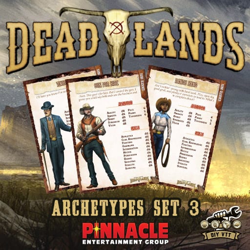 Deadlands: The Weird West Archetype Cards 3 - DIY VTT